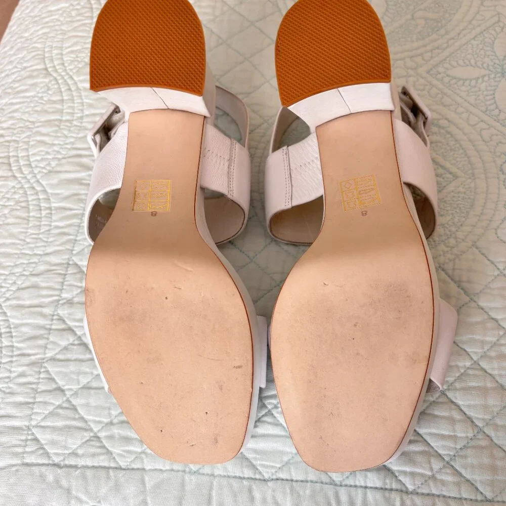 White Platform Heels - Jeffrey Campbell - Picture 4 of 9